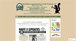 Desktop Screenshot of northernappfolkfest.org